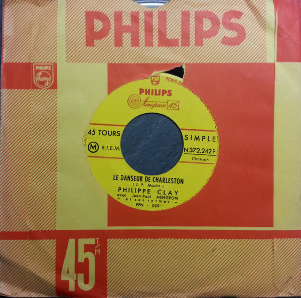Philippe Clay - Le Danseur De Charleston Vinyl Singles Vinyl (VG) <br> Hoes Generic