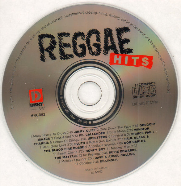 Various - Reggae Hits (CD) 70549 FF Nakijken