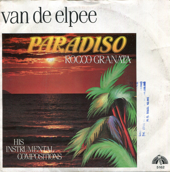 Rocco Granata - Aquatic Vinyl Singles Vinyl Very Good (VG) <br> Hoes Good Plus (G+)