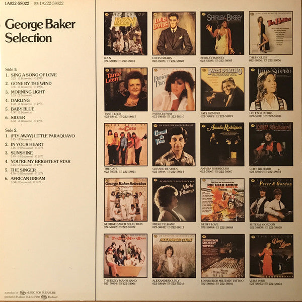 George Baker Selection - Sing A Song Of Love (LP) Vinyl LP Vinyl Very Good (VG) <br> Hoes Good Plus (G+)