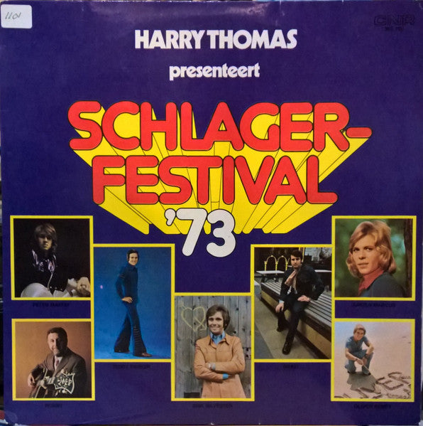 Various - Harry Thomas Presenteert Schlagerfestival '73 (LP) Vinyl LP Vinyl Very Good (VG) <br> Hoes Good Plus (G+)