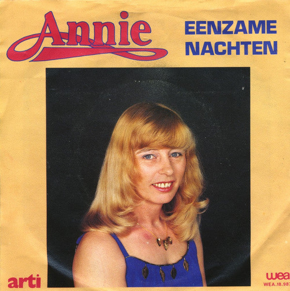 Annie - Eenzame Nachten Vinyl Singles Vinyl Very Good (VG) <br> Hoes Good Plus (G+)
