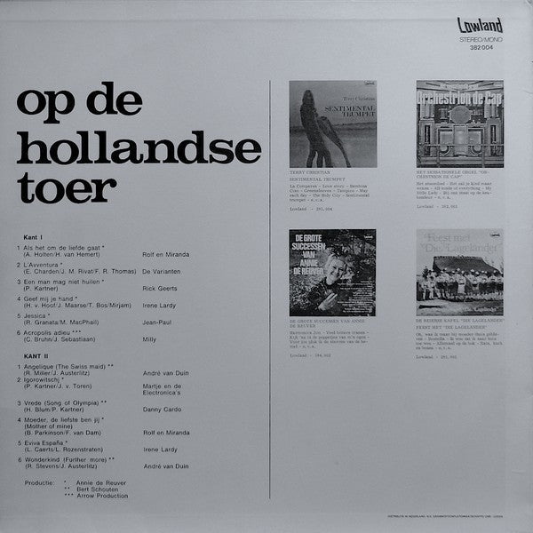Various - Op De Hollandse Toer (LP) Vinyl LP Vinyl Very Good (VG) <br> Hoes Good Plus (G+)