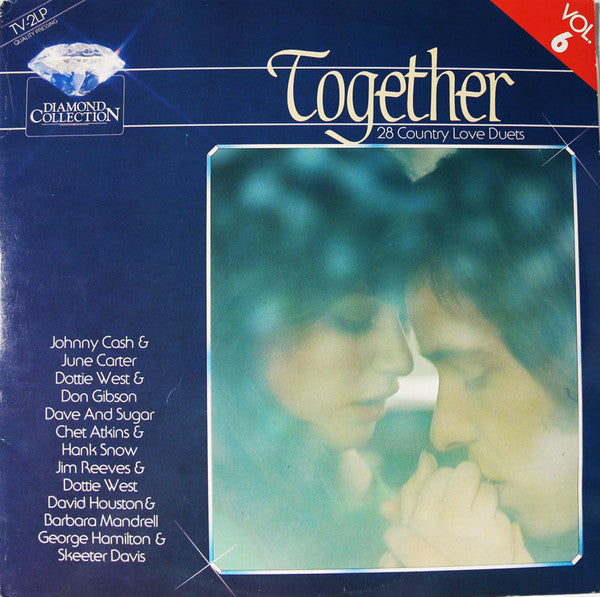 Various - Together - 28 Country Love Duets (LP) Vinyl LP Dubbel Vinyl Very Good (VG) <br> Hoes Good Plus (G+)