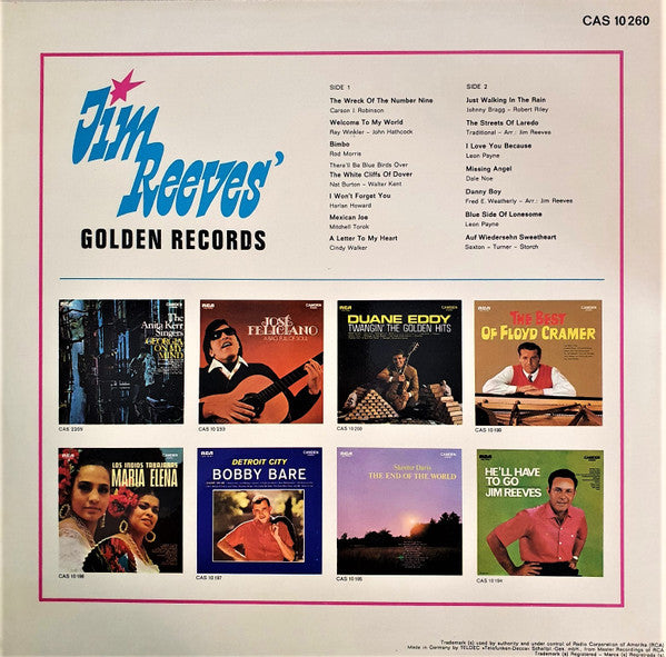 Jim Reeves - Jim Reeves' Golden Records (LP) 97-41684