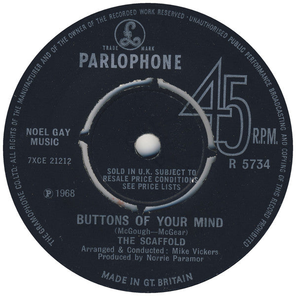 Scaffold - Lily The Pink Vinyl Singles Vinyl Very Good (VG) <br> Hoes Generic