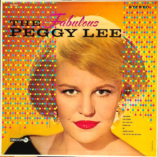 Peggy Lee - The Fabulous Peggy Lee (LP) 50121 Vinyl LP VINYLSINGLES.NL