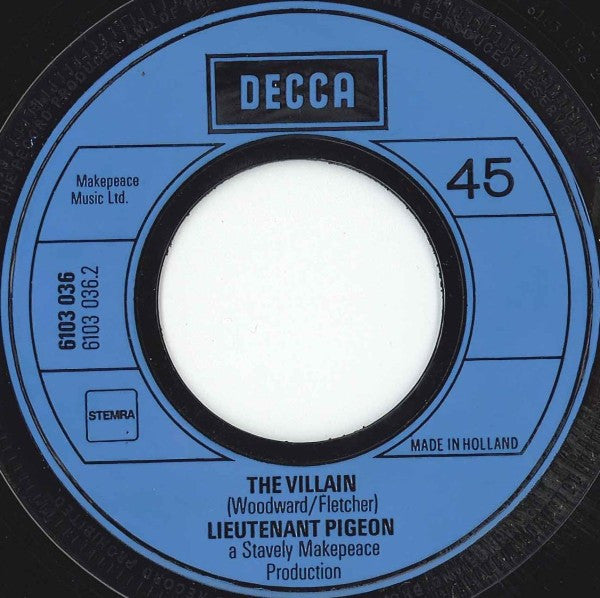 Lieutenant Pigeon - Mouldy Old Dough Vinyl Singles Vinyl Very Good (VG) <br> Hoes Generic