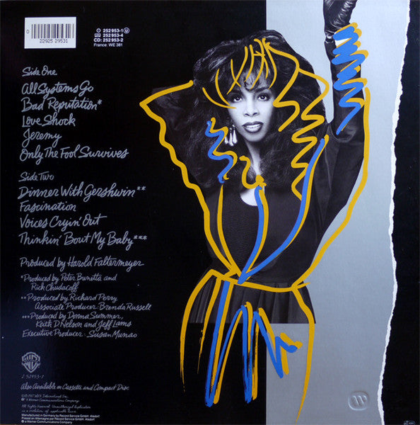 Donna Summer - All Systems Go (LP) Vinyl LP Vinyl Goed / Hoes Zie Foto