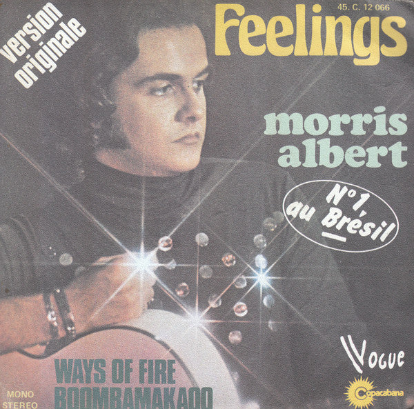 Morris Albert - Feelings Vinyl Singles Vinyl Very Good (VG) <br> Hoes Good Plus (G+)