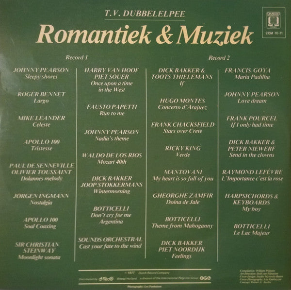 Various - Romantiek & Muziek (LP) Vinyl LP Dubbel Vinyl Very Good (VG) <br> Hoes Good Plus (G+)