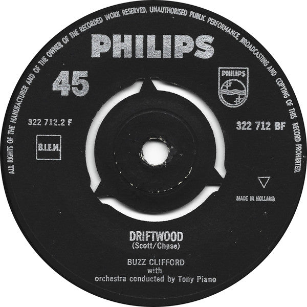 Buzz Clifford - Baby Sittin' Boogie Vinyl Singles Vinyl (VG) <br> Hoes Generic