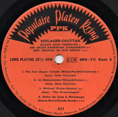 Various - Schlager Cocktail 19374 Vinyl Singles Goede Staat