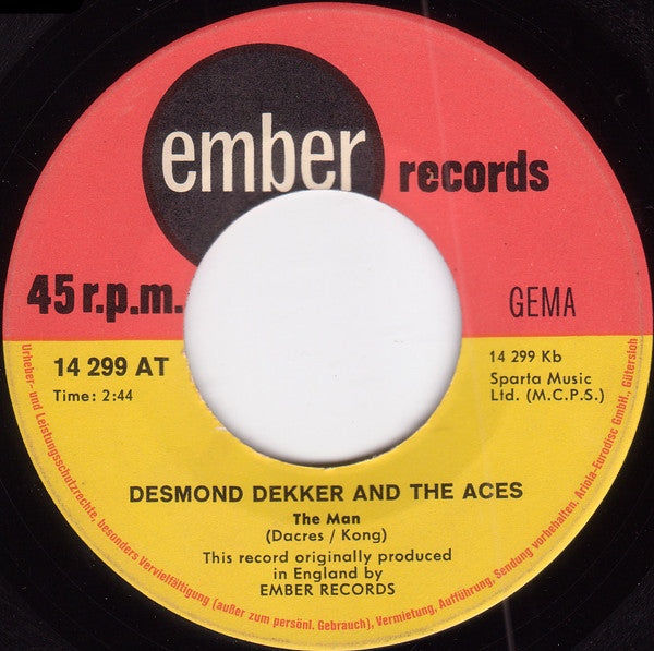 Desmond Dekker & The Aces - Israelites Vinyl Singles Vinyl Goed / Hoes Generic