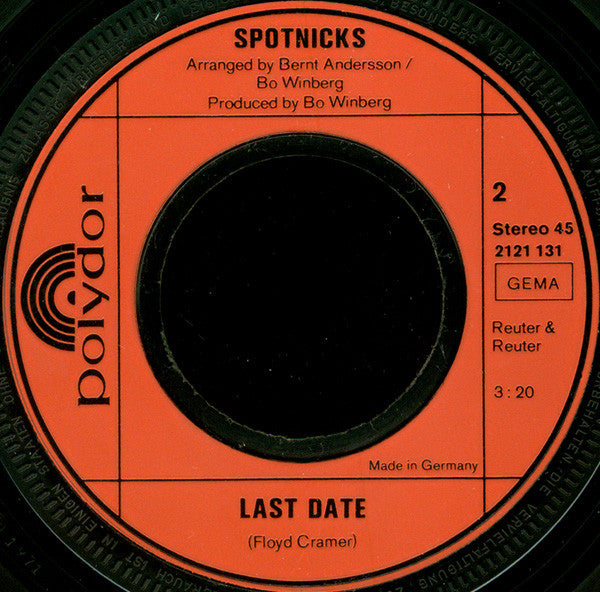 Spotnicks - If You Could Read My Mind Vinyl Singles Vinyl Very Good (VG) <br> Hoes Generic