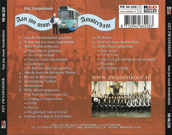 Zwanenkoor - Aan Jou Mooi Amsterdam (CD) Compact Disc Goede Staat
