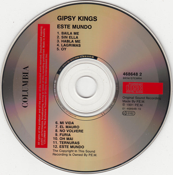 Gipsy Kings - Este Mundo (CD) Compact Disc Goede Staat