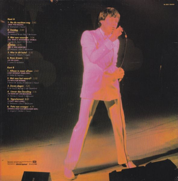 Rob de Nijs - Met Je Ogen Dicht (LP) Vinyl LP Vinyl Very Good (VG) <br> Hoes Good Plus (G+)