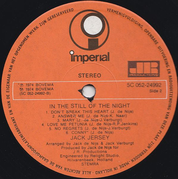 Jack Jersey - In The Still Of The Nigh (LP) 97-51496