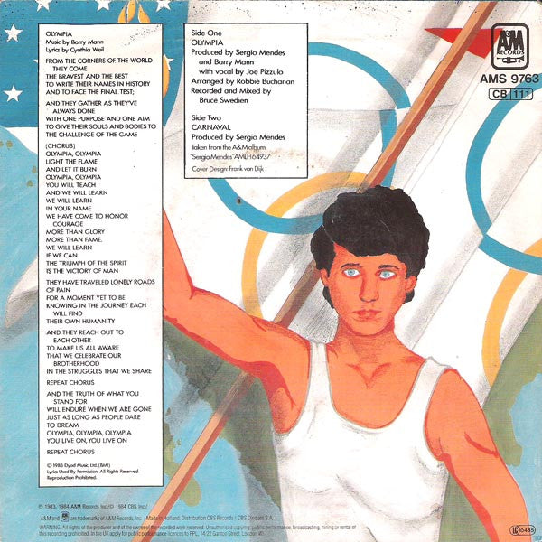 Sergio Mendes - Olympia Vinyl Singles Vinyl Very Good (VG) <br> Hoes Good Plus (G+)