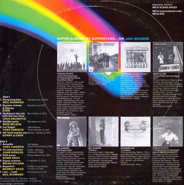 Various - Radio Veronica Presents: MCA Superstars - Really Got Their Hits Together (LP) Vinyl LP Vinyl Very Good (VG) <br> Hoes Good Plus (G+)