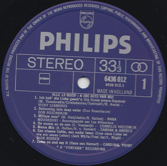 Various - Alle 13 Goed! Deel 4 (LP) 97-40906
