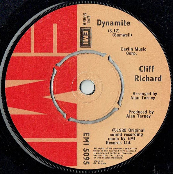 Cliff Richard - Dreamin' Vinyl Singles Vinyl Very Good (VG) <br> Hoes Generic