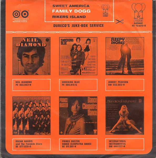Steve Rowland & Family Dogg - Sweet America 41060 Vinyl Singles Vinyl Very Good (VG) <br> Hoes Good Plus (G+)