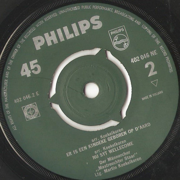 Mastreechter Staar - Kerstliederen Vinyl Singles Vinyl Very Good (VG) <br> Hoes Generic