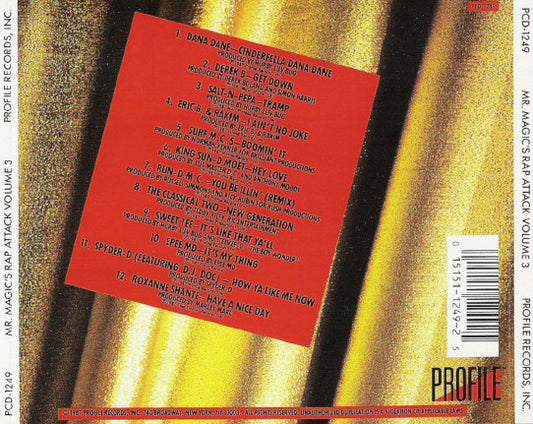 Various - Mr. Magic's Rap Attack Volume * (CD) Compact Disc Goede Staat "VINYLSINGLES.NL"