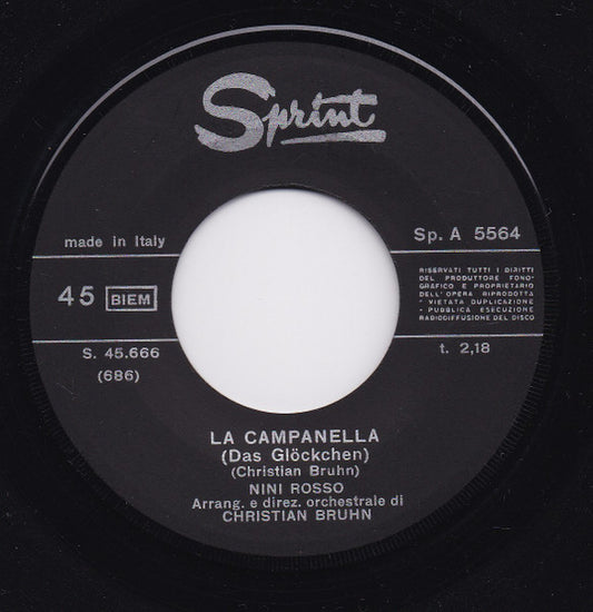 Nini Rosso - Mai Piu' Vinyl Singles Vinyl Zeer Goed / Hoesje Generic "VINYLSINGLES.NL"