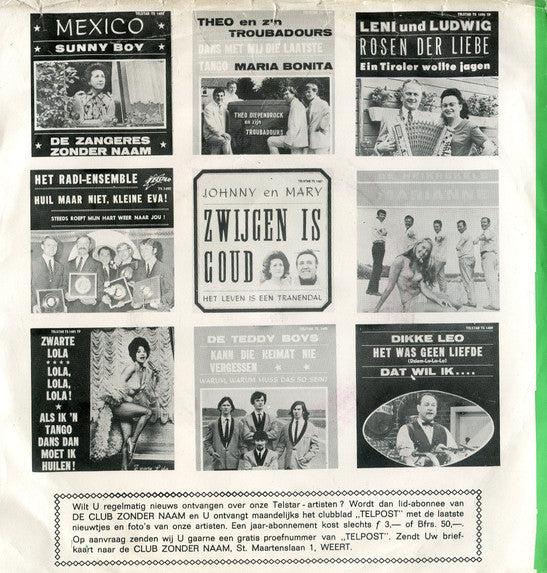 Zwarte Lola - Zijn Er Nog Heren.... Vinyl Singles Vinyl Very Good (VG) <br> Hoes Good Plus (G+)