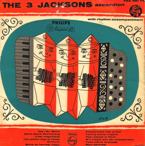 3 Jacksons - Potpourri Akkordeon-Klange Vinyl Singles EP Vinyl Very Good (VG) <br> Hoes Good Plus (G+)