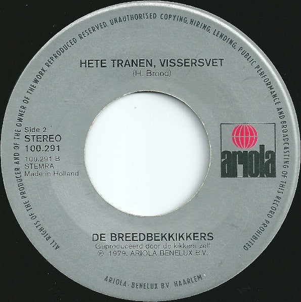 Breedbekkikkers - Maak Van Uw Scheet Een Donderslag! Vinyl Singles Vinyl Very Good (VG) <br> Hoes Generic