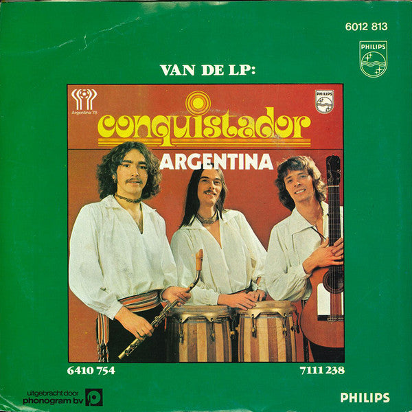 Conquistador - Radetsky Mars Vinyl Singles Vinyl Very Good (VG) <br> Hoes Good Plus (G+)