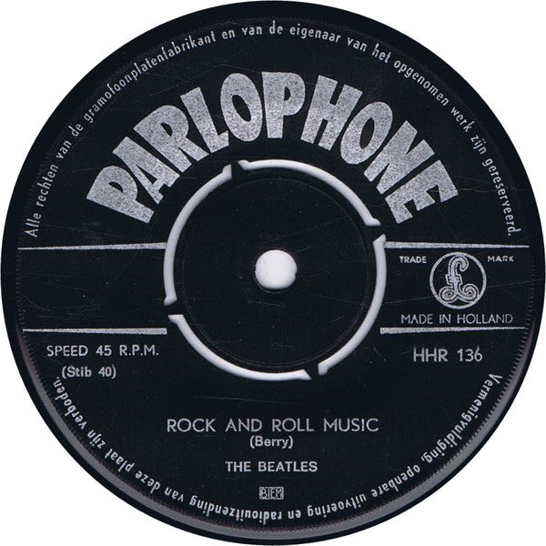 Beatles - No Reply Vinyl Singles Vinyl Very Good (VG) <br> Hoes Generic