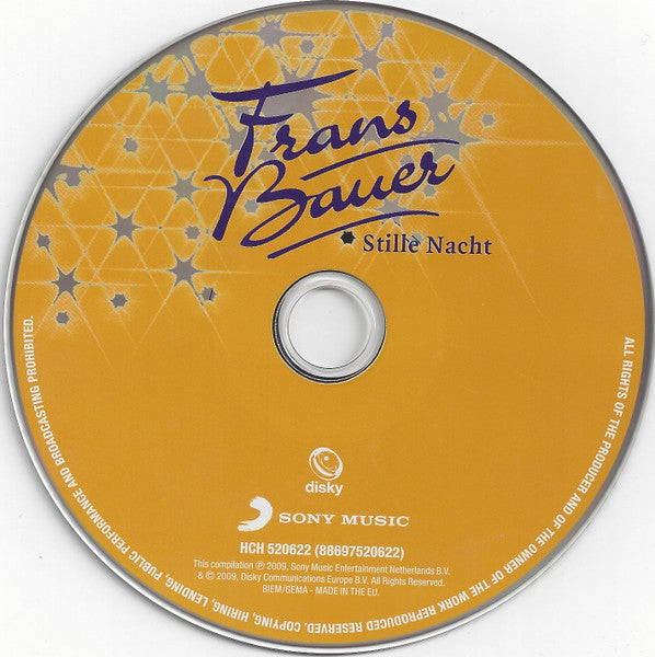 Frans Bauer - Stille Nacht (CD) Compact Disc Goede Staat