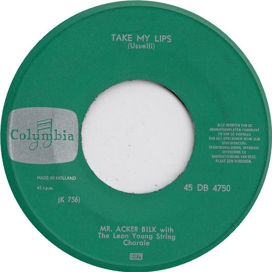 Mr. Acker Bilk With The Leon Young String Chorale – Stranger On The Shore Vinyl Singles Vinyl Zeer Goed / Hoesje Generic "VINYLSINGLES.NL"