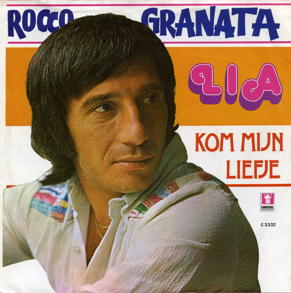 Rocco Granata - Lia Vinyl Singles Vinyl Very Good (VG) <br> Hoes Good Plus (G+)