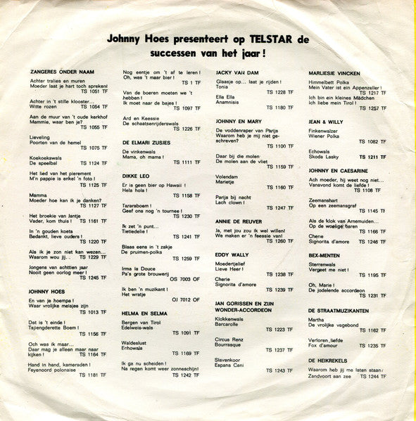 Jan Gorissen - De Parelvissers Vinyl Singles Vinyl Very Good (VG) <br> Hoes Good Plus (G+)