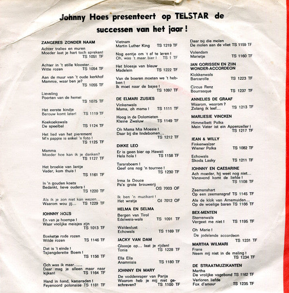 Jan Gorissen - Slavenkoor (Zwarte Slaven) Vinyl Singles Vinyl Very Good (VG) <br> Hoes Good Plus (G+)