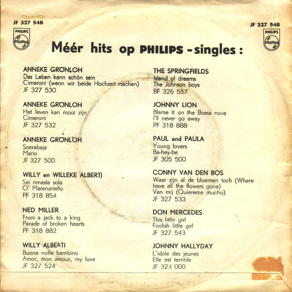 Marius Monkau - Juanita Vinyl Singles Vinyl Very Good (VG) <br> Hoes Good Plus (G+)