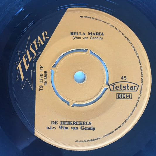 Heikrekels - Ik Wil Alleen Maar Van Je Houden! Vinyl Singles Vinyl Zeer Goed / Hoesje Generic "VINYLSINGLES.NL"