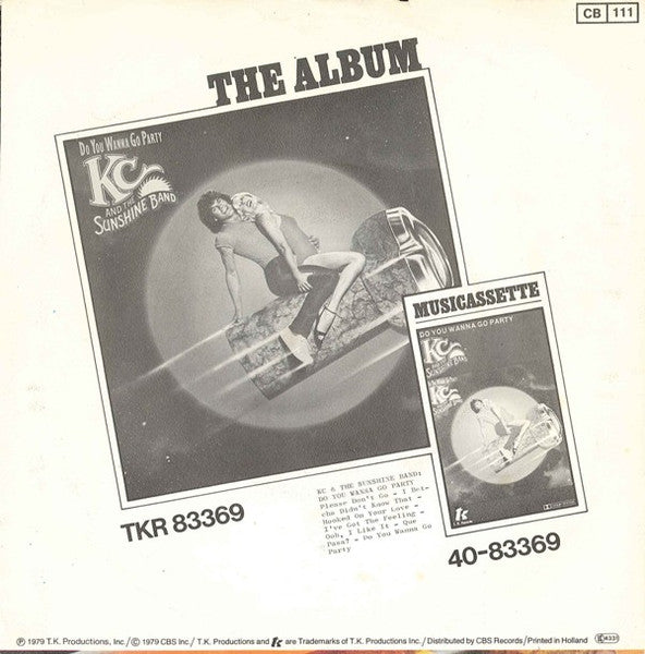 KC & The Sunshine Band - Please Don't Go Vinyl Singles Vinyl Very Good (VG) <br> Hoes Good Plus (G+)