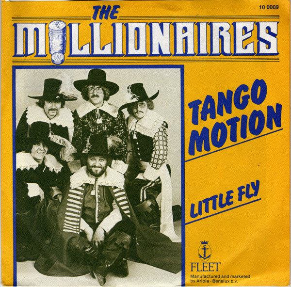 Millionaires - Tango Motion Vinyl Singles Vinyl Very Good (VG) <br> Hoes Good Plus (G+)