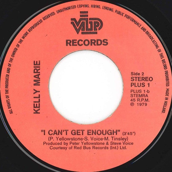 Kelly Marie - Feels Like I'm In Love Vinyl Singles Vinyl Goed / Hoes Generic