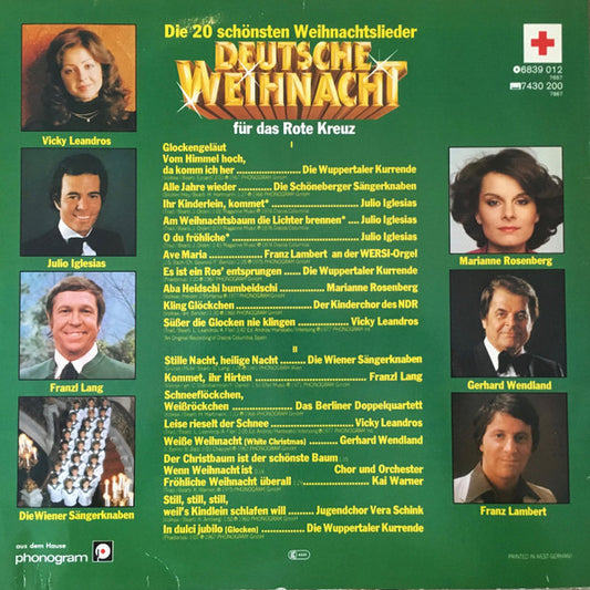 Various - Deutsche Weihnacht (LP) Vinyl LP Vinyl Zeer Goed / Hoesje Goed "VINYLSINGLES.NL"