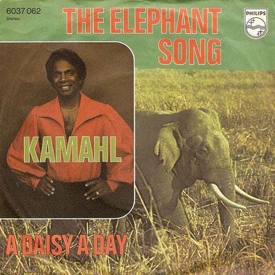 Kamahl - The Elephant Song Vinyl Singles Vinyl Zeer Goed / Hoesje Goed "VINYLSINGLES.NL"