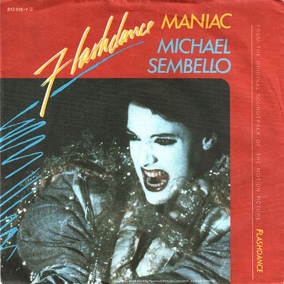 Michael Sembello - Maniac Vinyl Singles Vinyl Zeer Goed / Hoesje Goed "VINYLSINGLES.NL"