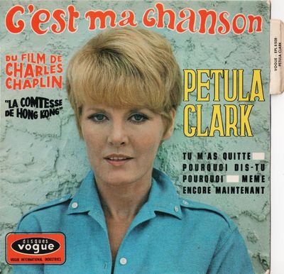 Petula Clark - C'est Ma Chanson Vinyl Singles Vinyl (VG) <br> Hoes (G+)